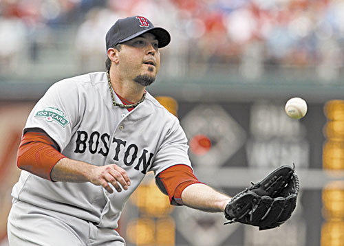 Josh Beckett takes mound at Red Sox camp - The Boston Globe