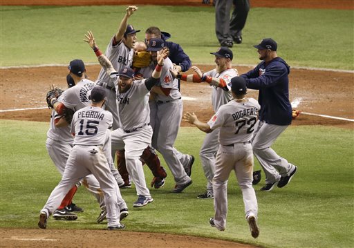 RED SOX: Jarrod Saltalamacchia hits walk-off homer to beat Rays