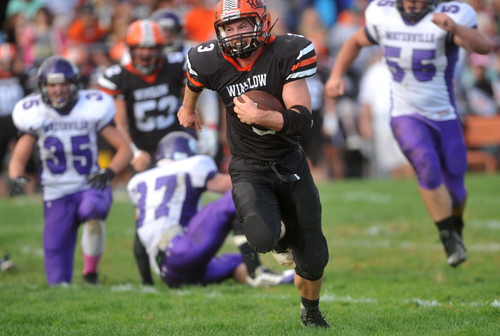 Winslow steamrolls Waterville football team