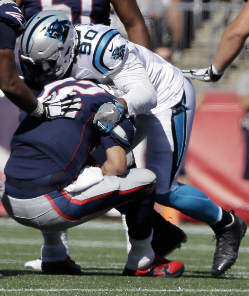 Patriots lose on final-play field goal, 33-30, to Panthers