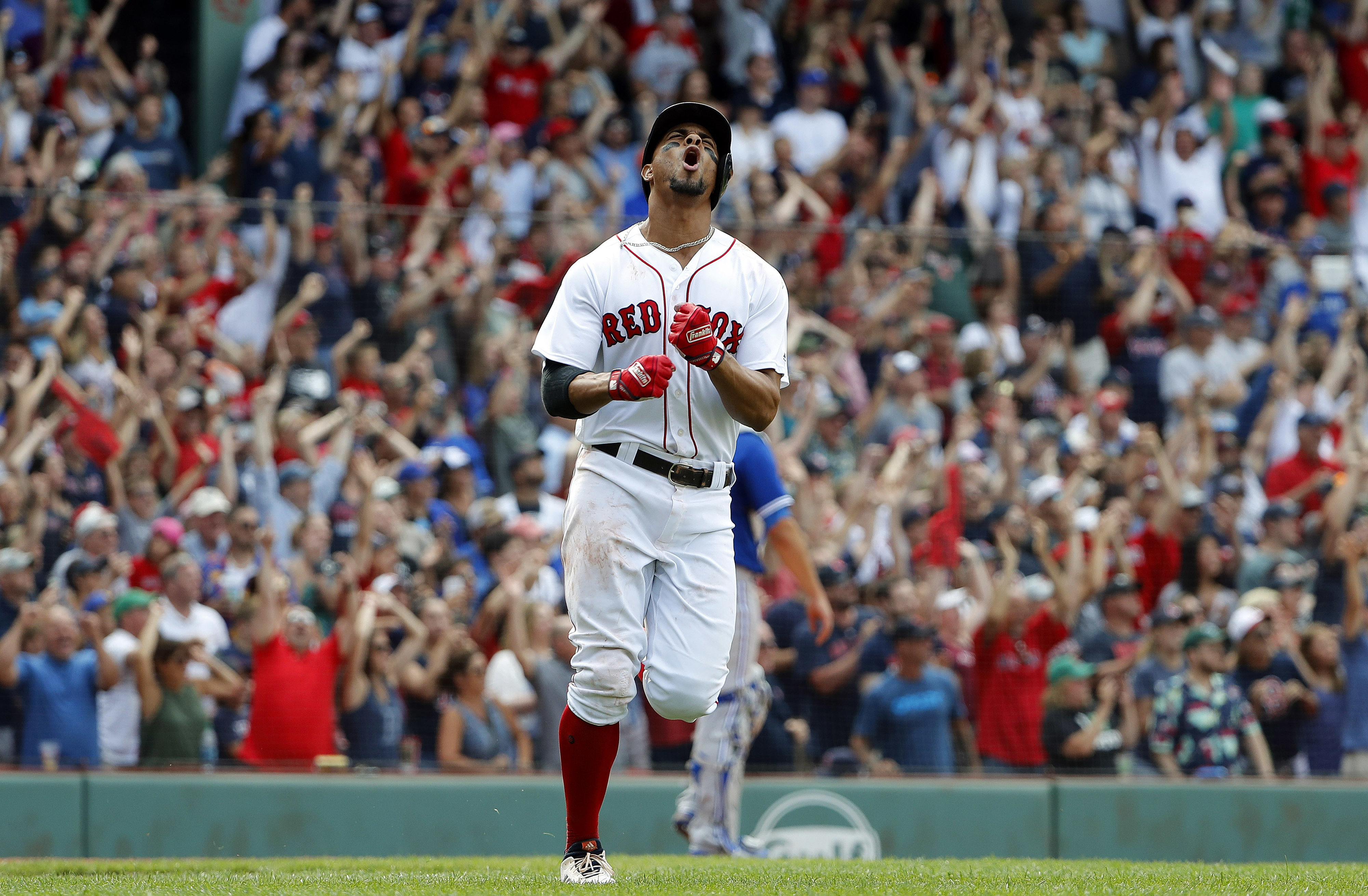 Bogaerts grand slam in 10th lifts Red Sox over Blue Jays