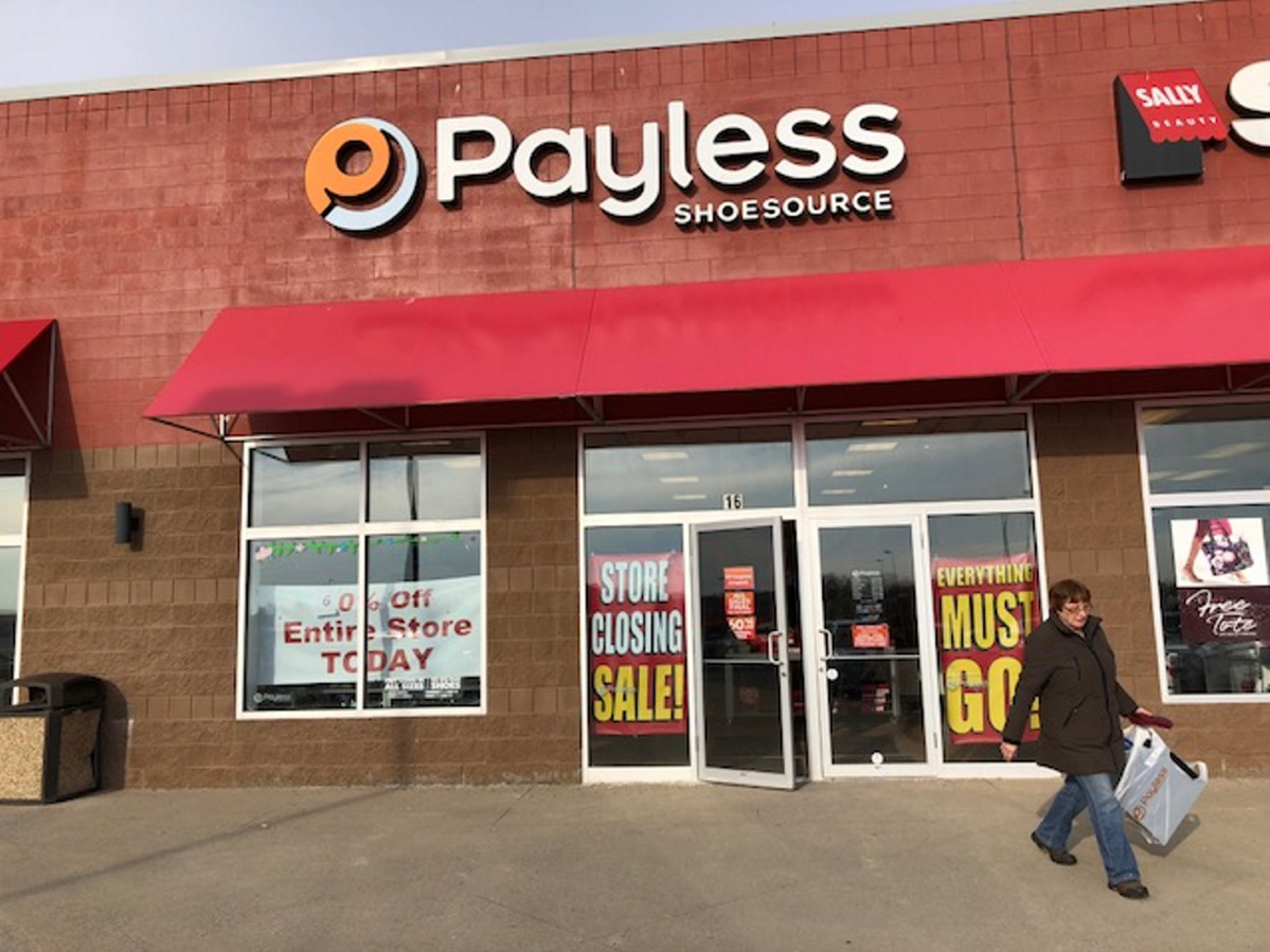 Payless store sale 2018