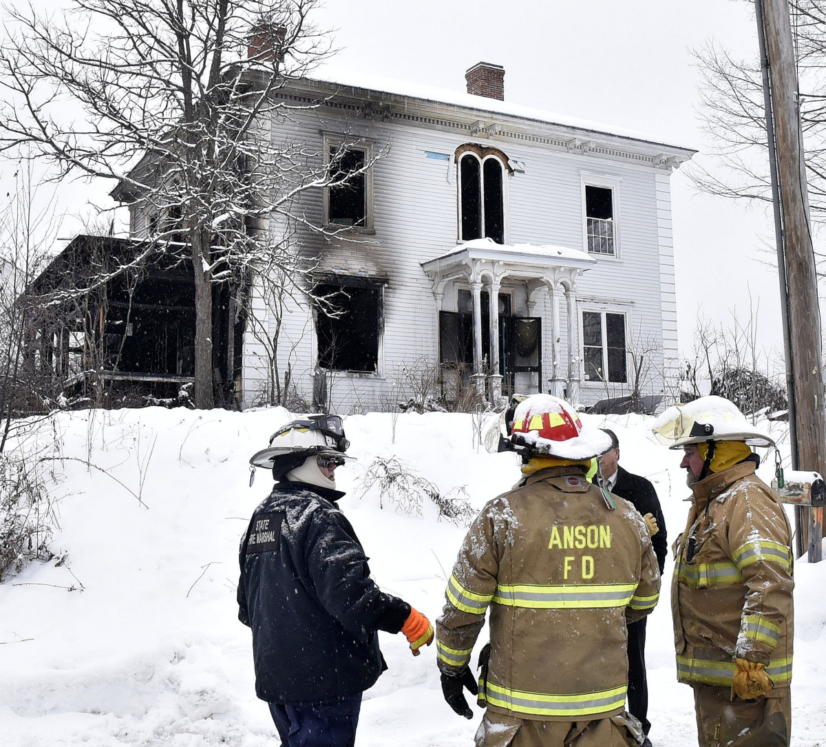 North Anson Man Dies After Fire Engulfs Home Overnight