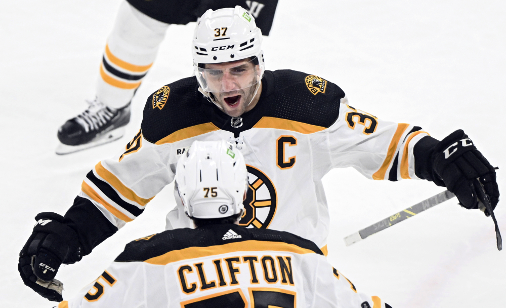 Bruins bring back captain Bergeron, and David Krejci, too