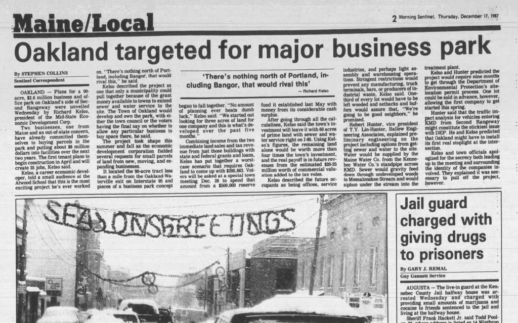 Dec. 11, 1998: 24-hour Denny's restaurant to open in Augusta later this  month, Gov. King sees need for gas-tax increase in Maine, and Kennebec  County's budget may increase by as much as