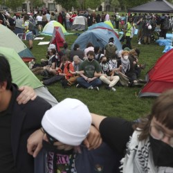 APTOPIX Israel Palestinians Campus Protests