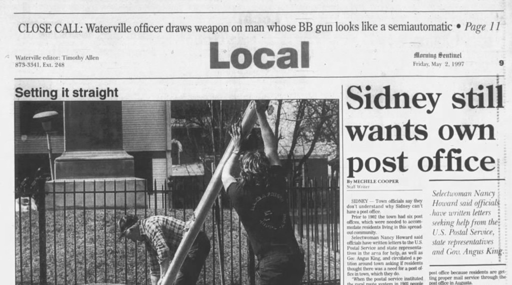 May 2, 1997: Town Officials In Sidney Don’t Understand Why They Can’t 